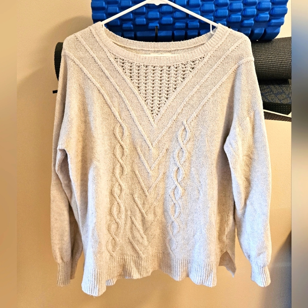 Luck Brand- off white sweater